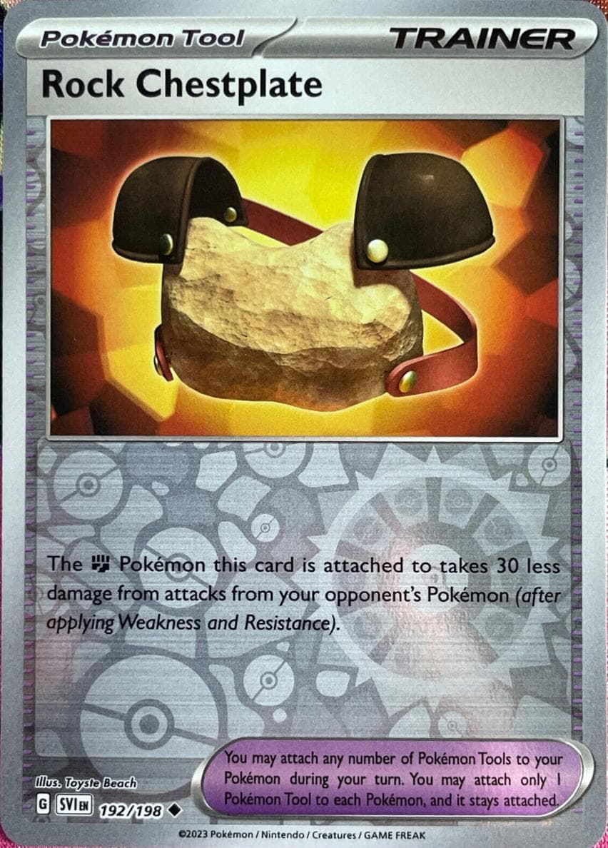 Rock Chestplate trading card