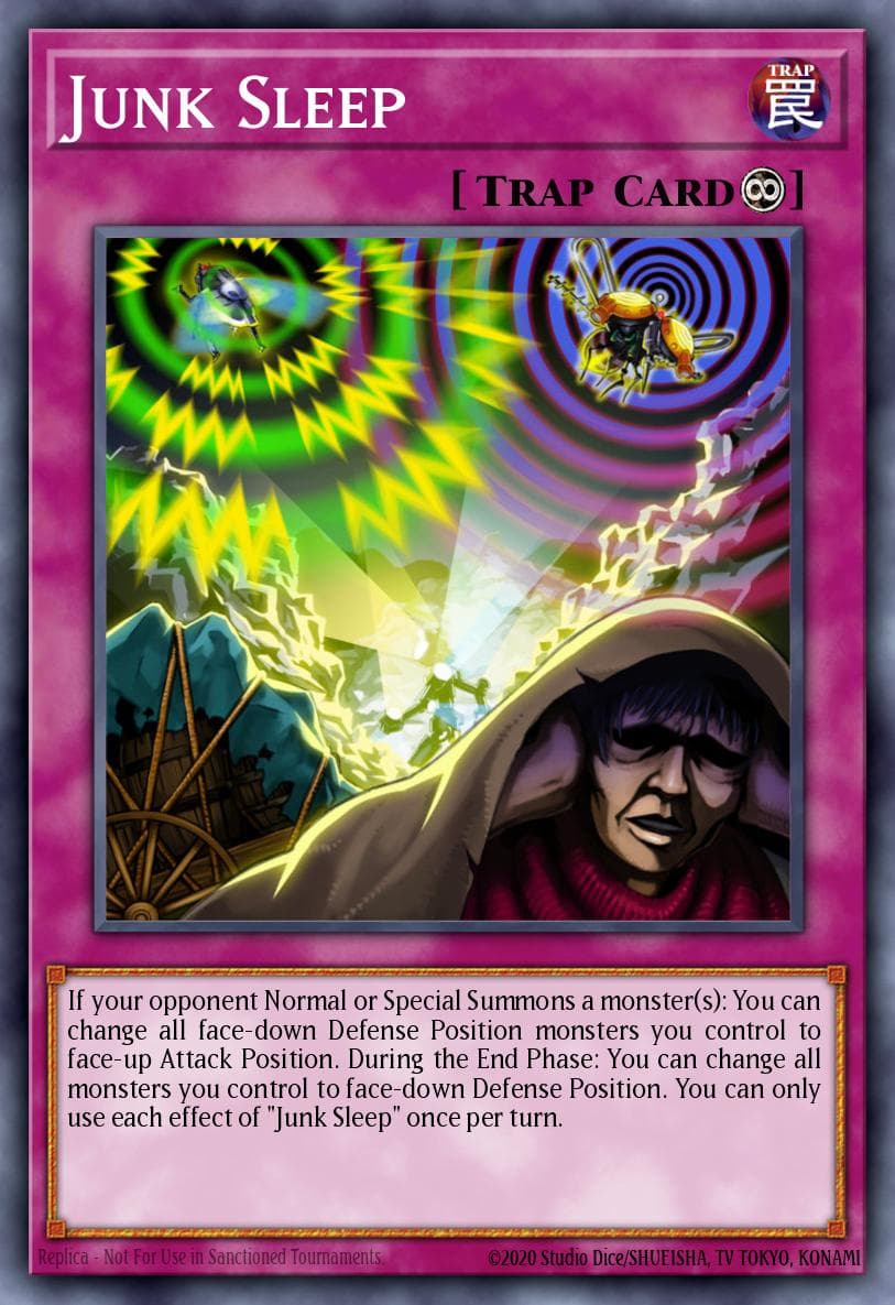 Junk Sleep 2020 Yu-Gi-Oh! Rise of the Duelist 1st Edition