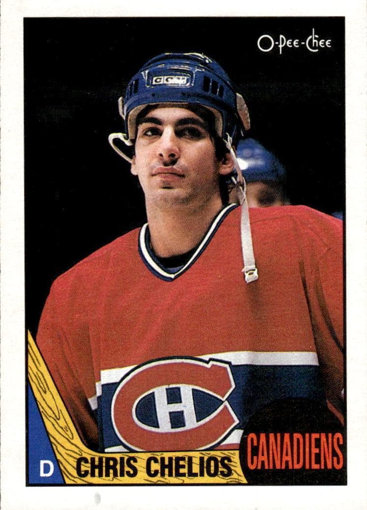 Chris Chelios 1987 topps