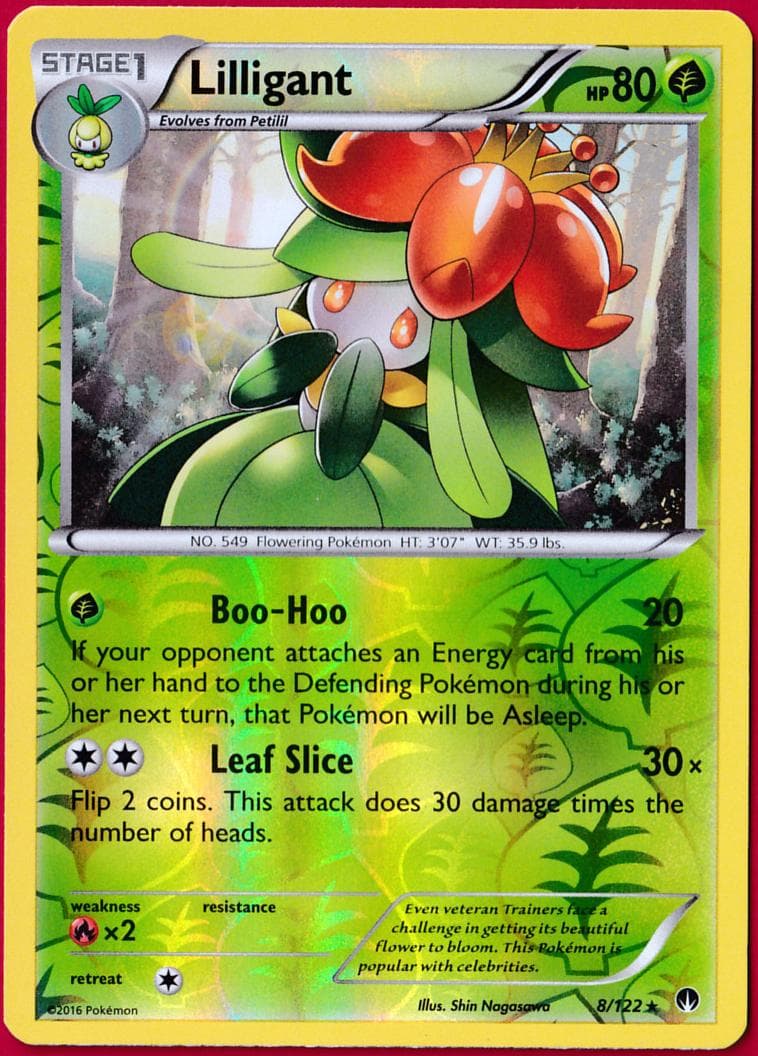 Lilligant trading card