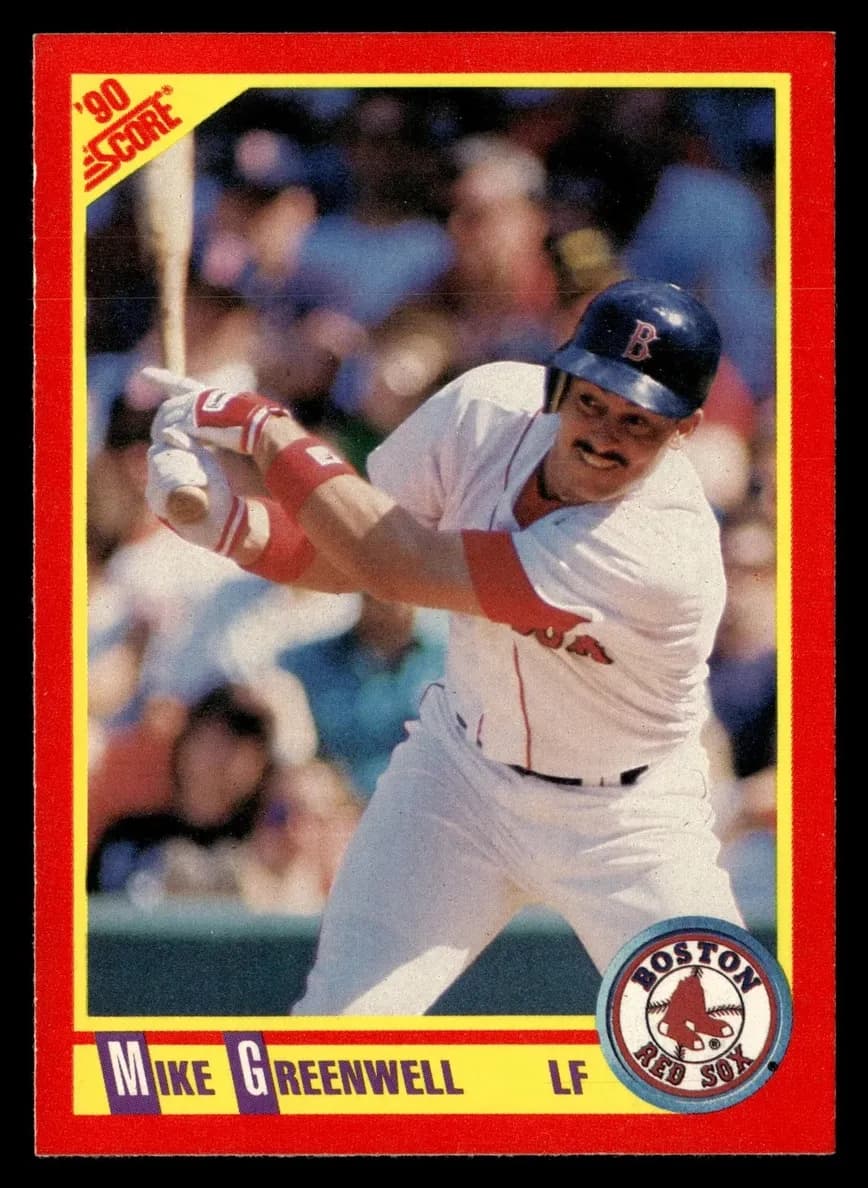Mike Greenwell trading card