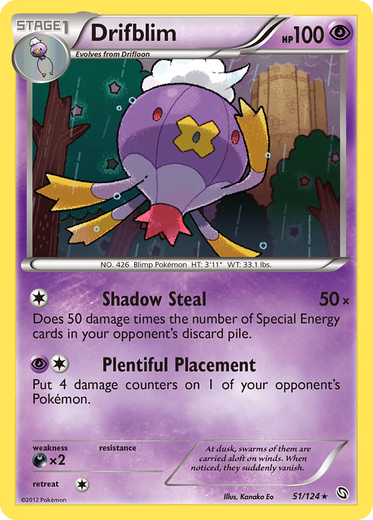 Drifblim 2012 Pokemon Dragons Exalted