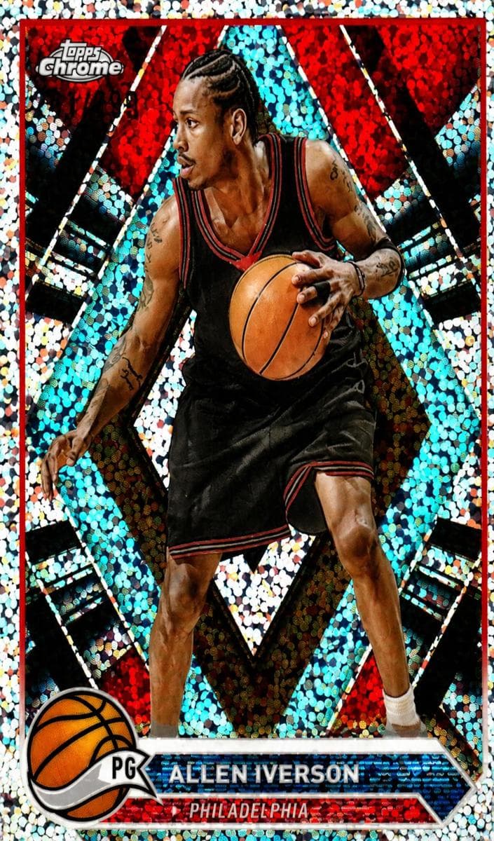 Allen Iverson 2023 topps Topps Chrome