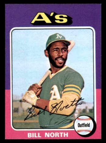 Bill North 1975 topps Topps