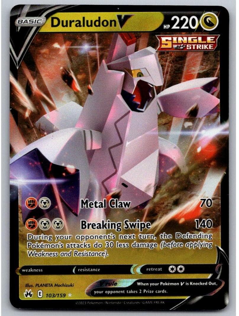 Duraludon V trading card