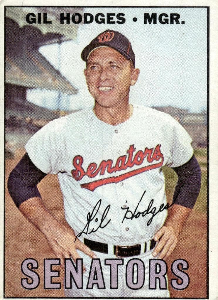Gil Hodges 1967 topps Topps