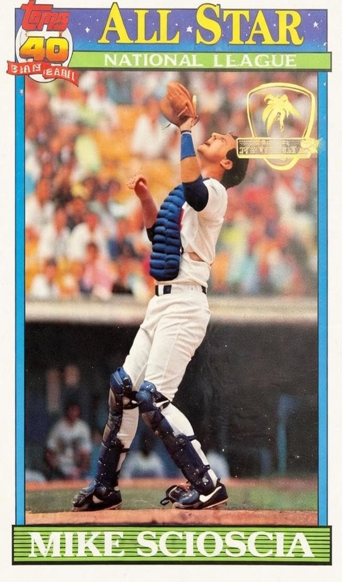 Mike Scioscia 1991 topps Topps