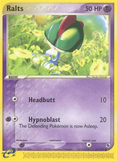 Ralts 2013 Pokemon Ruby & Sapphire Reverse Holo