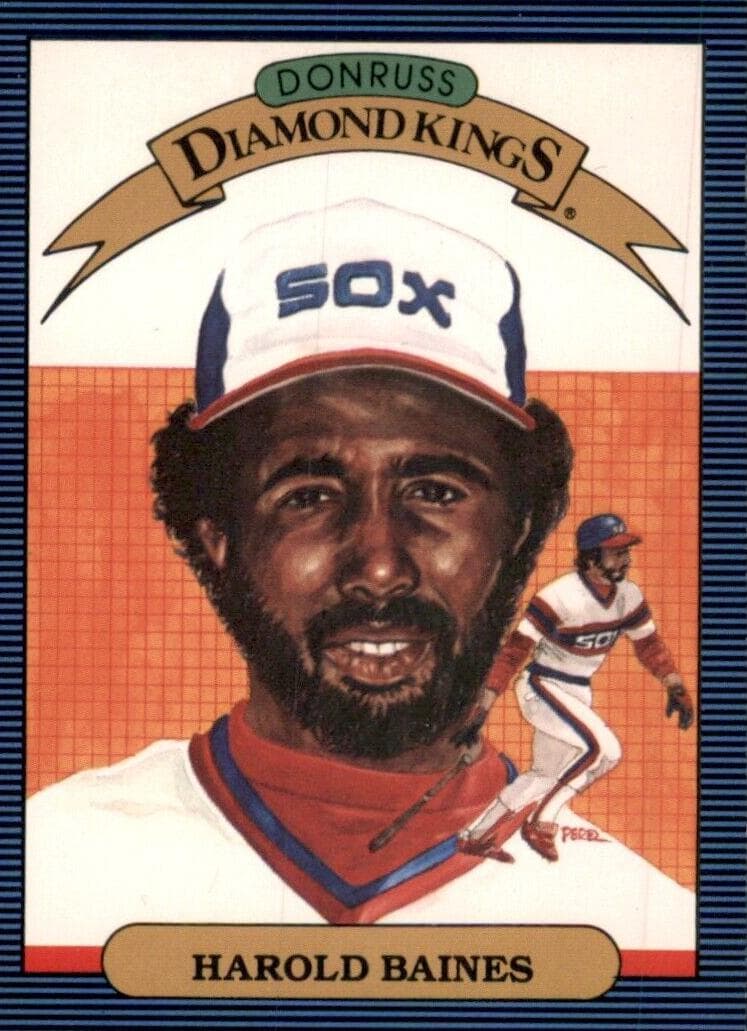 Harold Baines 1986 leaf