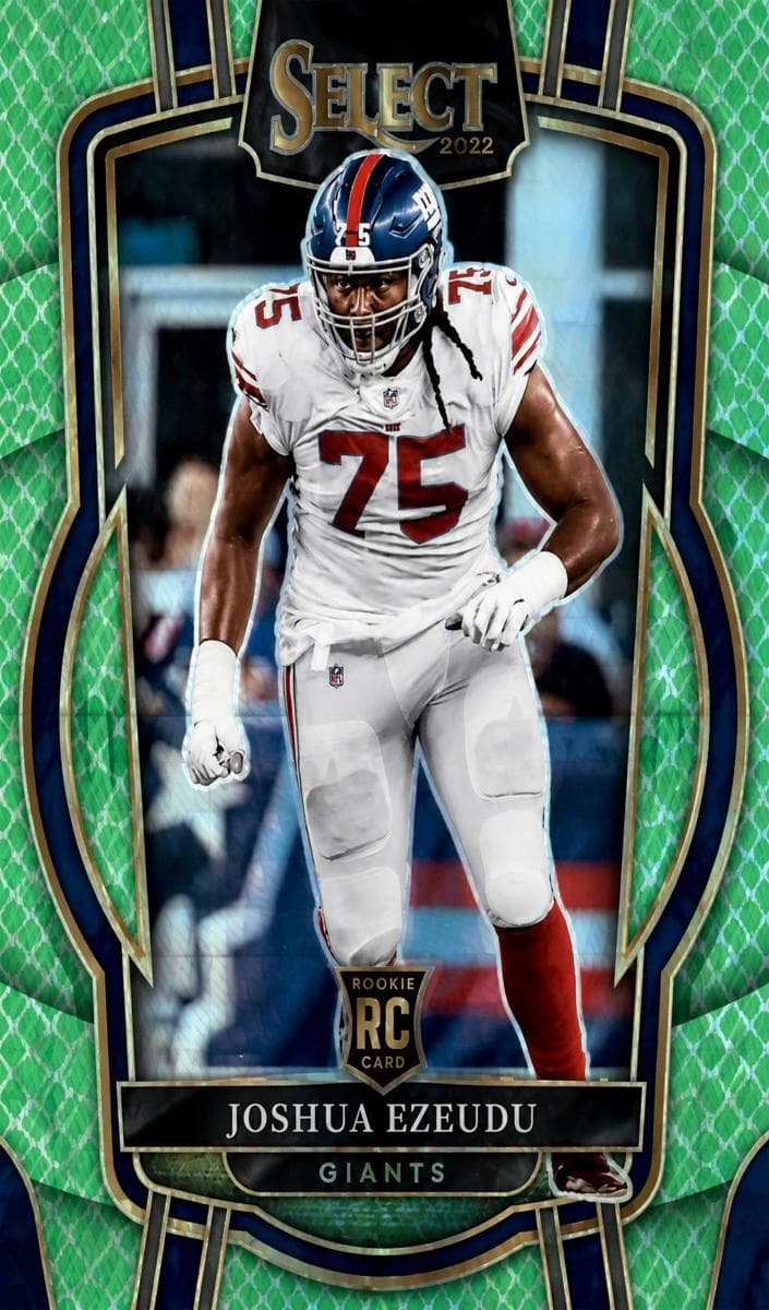 Joshua Ezeudu trading card