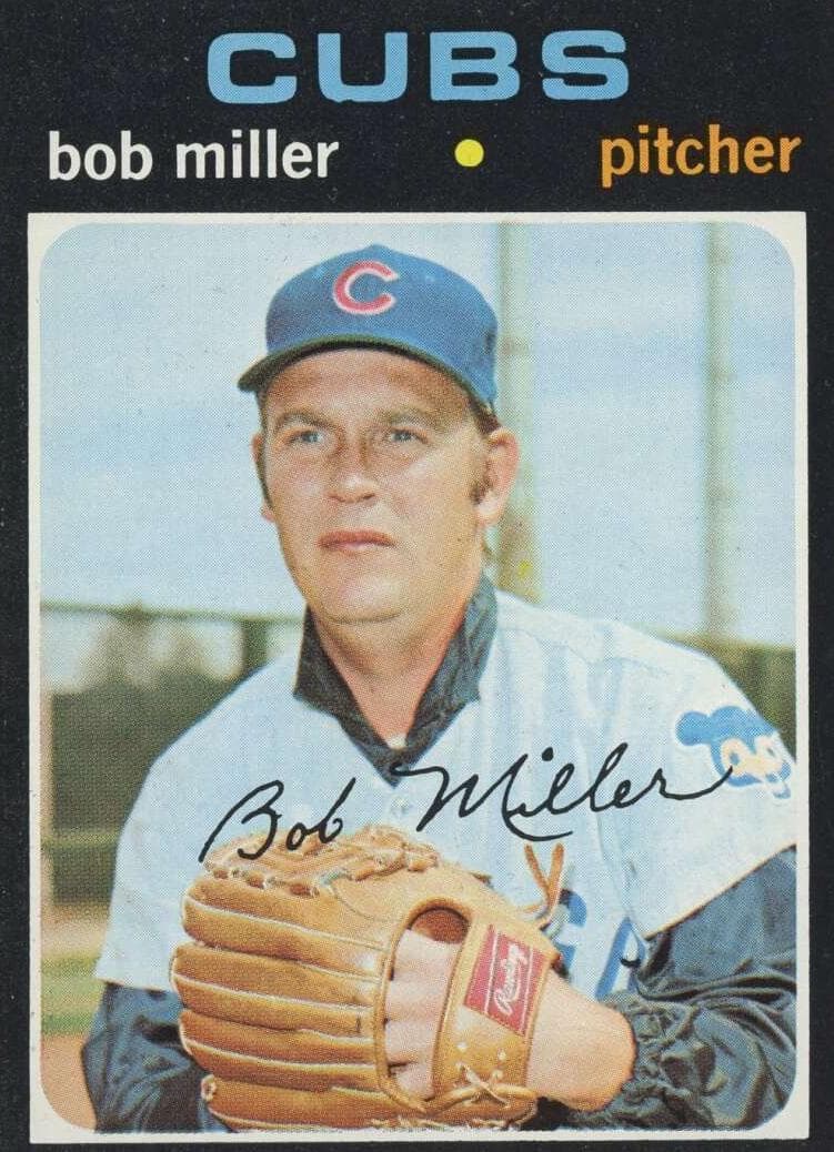 Bob Miller 1971 topps Topps