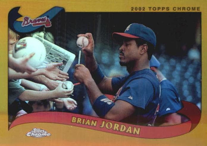 Brian Jordan trading card