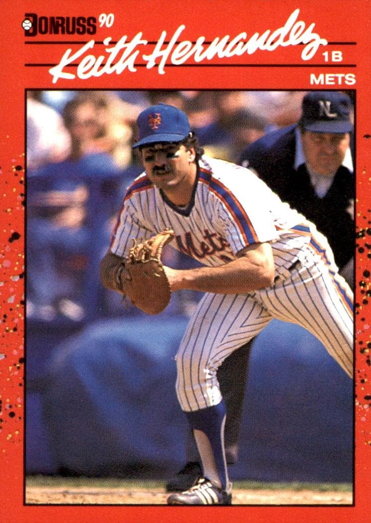 Keith Hernandez 1990 panini Donruss