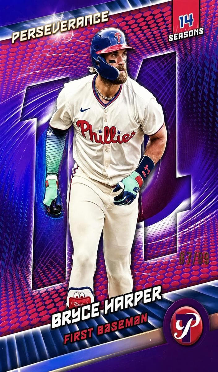 Bryce Harper 2025 topps Topps Pristine