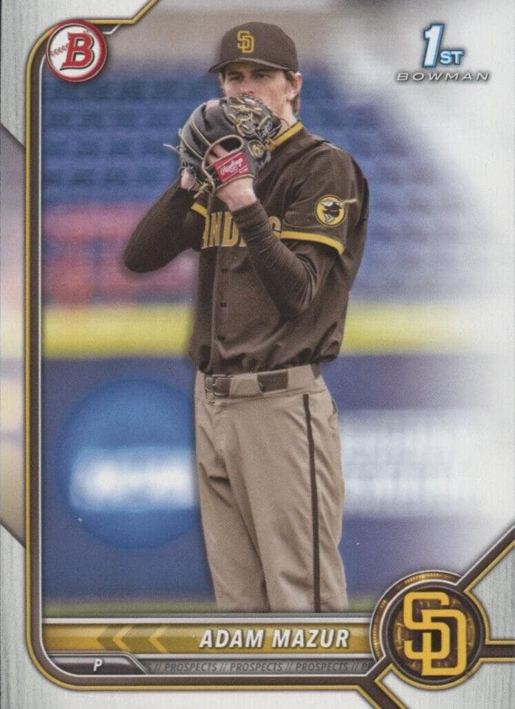 Adam Mazur 2022 bowman Bowman Draft
