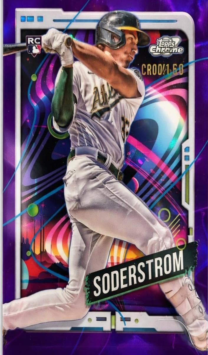 Tyler Soderstrom 2024 topps Topps Cosmic Chrome