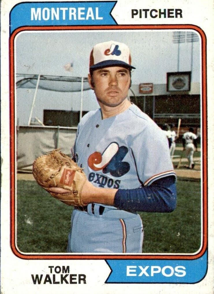 Tom Walker 1974 topps Topps