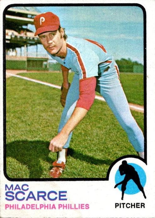 Mac Scarce 1973 topps Topps
