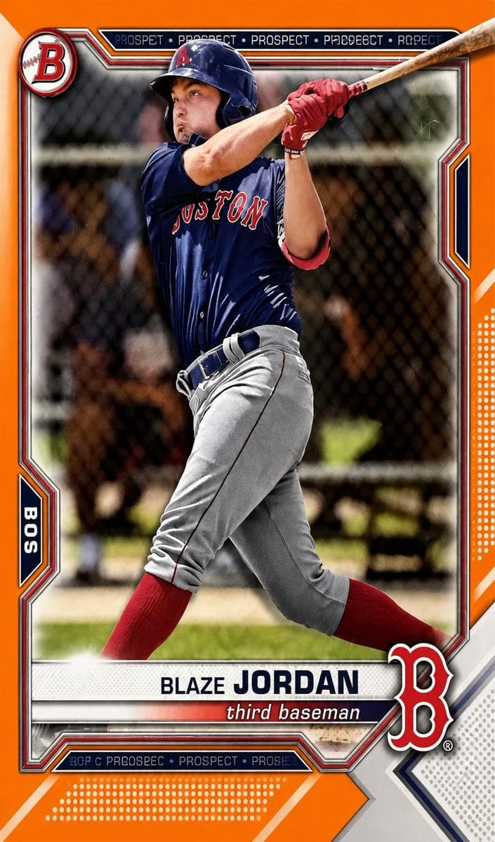Blaze Jordan 2021 bowman Bowman Draft