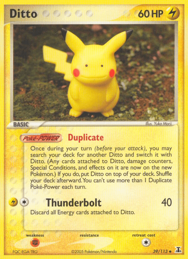 Ditto (Pikachu) 2005 Pokemon