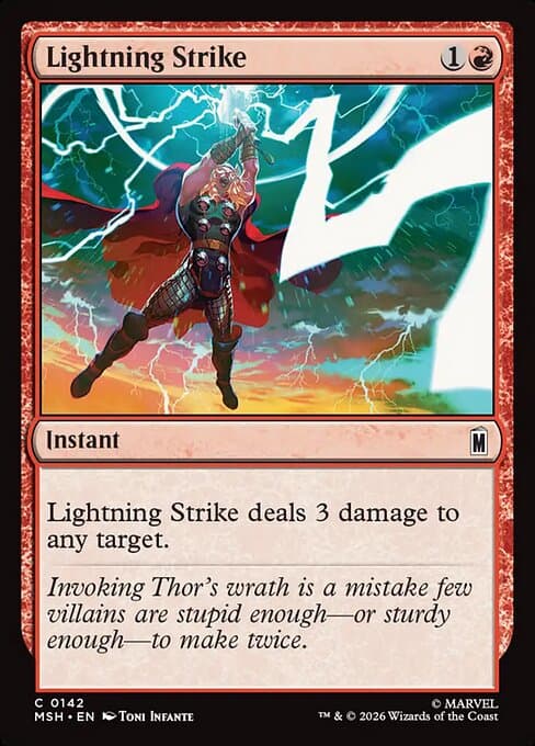 Lightning Strike 2014 Magic: The Gathering M15