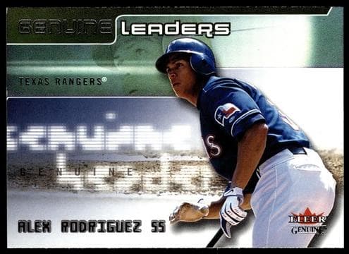 Alex Rodriguez 2002 fleer
