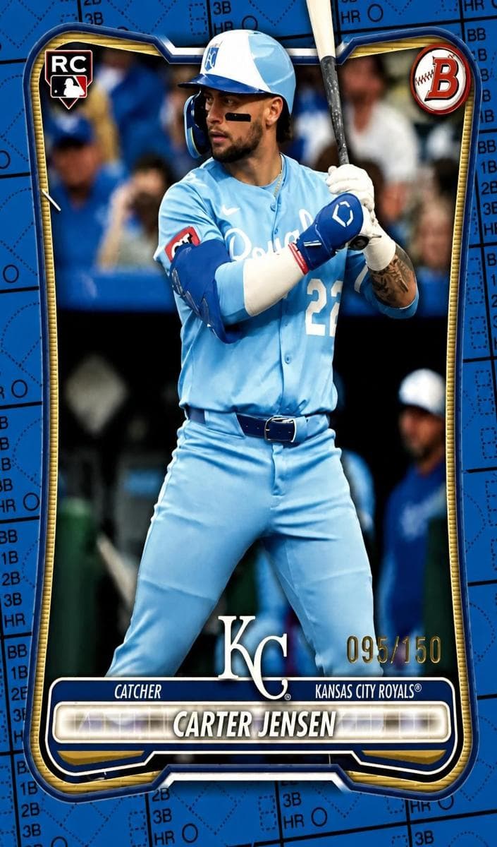 Carter Jensen trading card