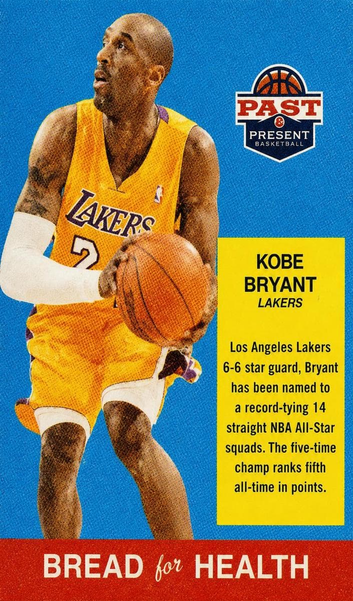 Kobe Bryant 2011 panini Past & Present