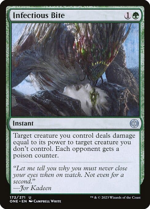 Infectious Bite 2023 Magic: The Gathering Phyrexia: All Will Be One