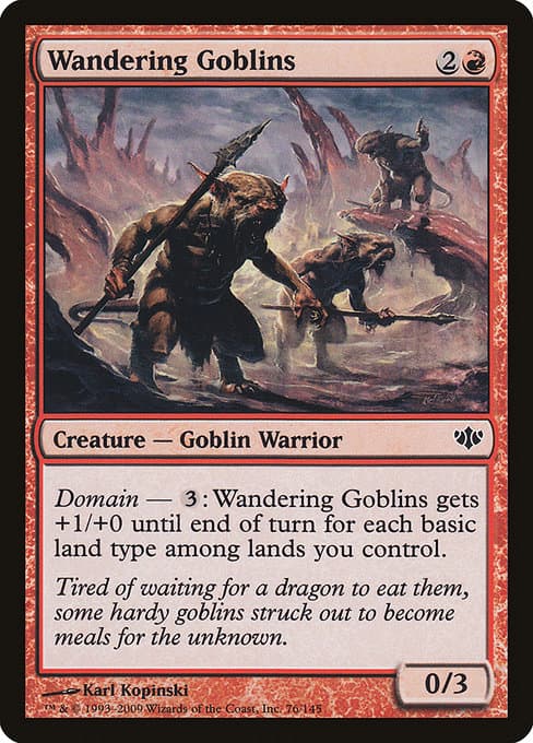 Wandering Goblins 2009 Magic: The Gathering Conflux