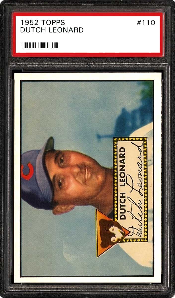 Dutch Leonard 1952 topps Topps