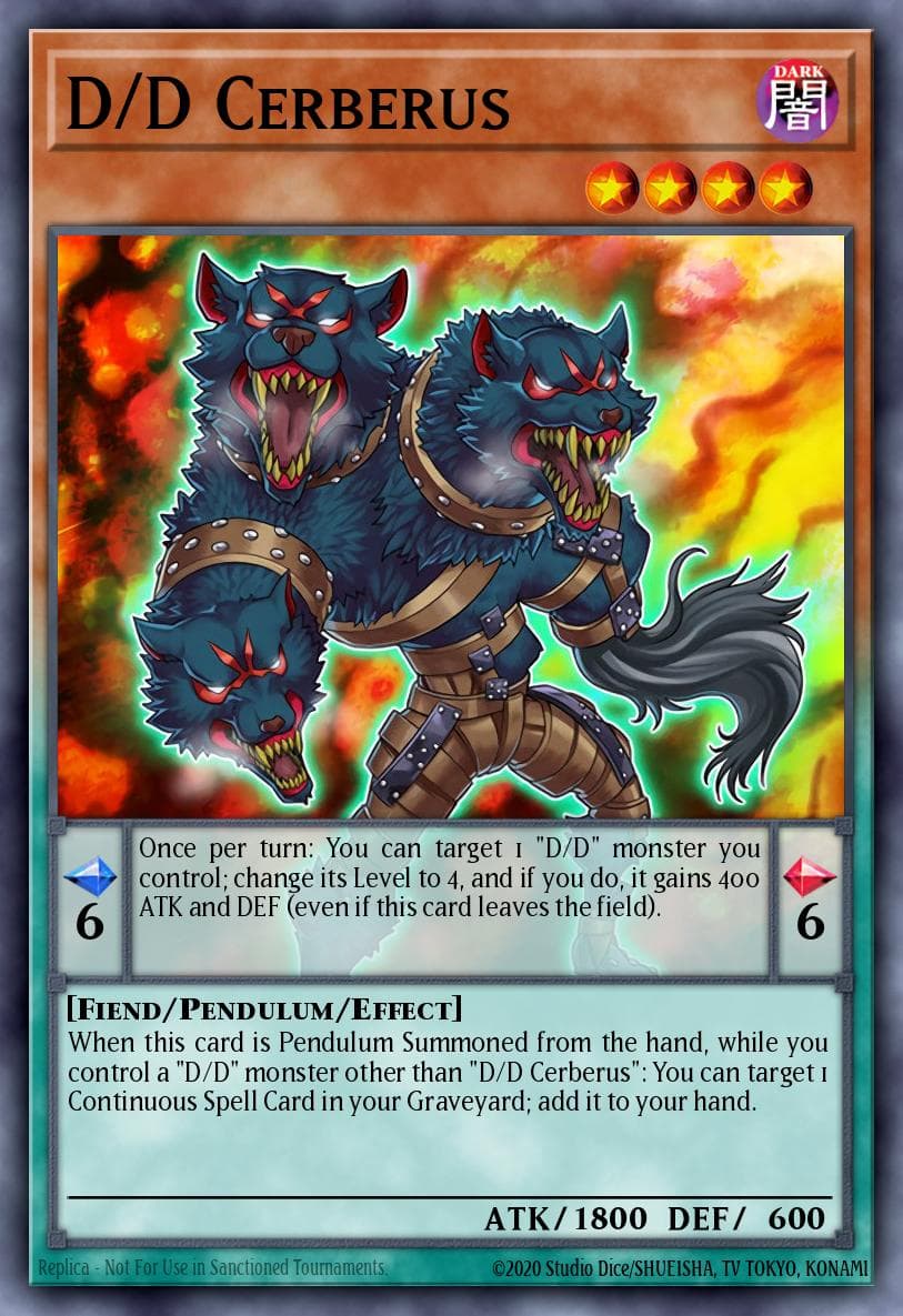 D/D Cerberus 2017 Yu-Gi-Oh! Structure Deck: Pendulum Domination