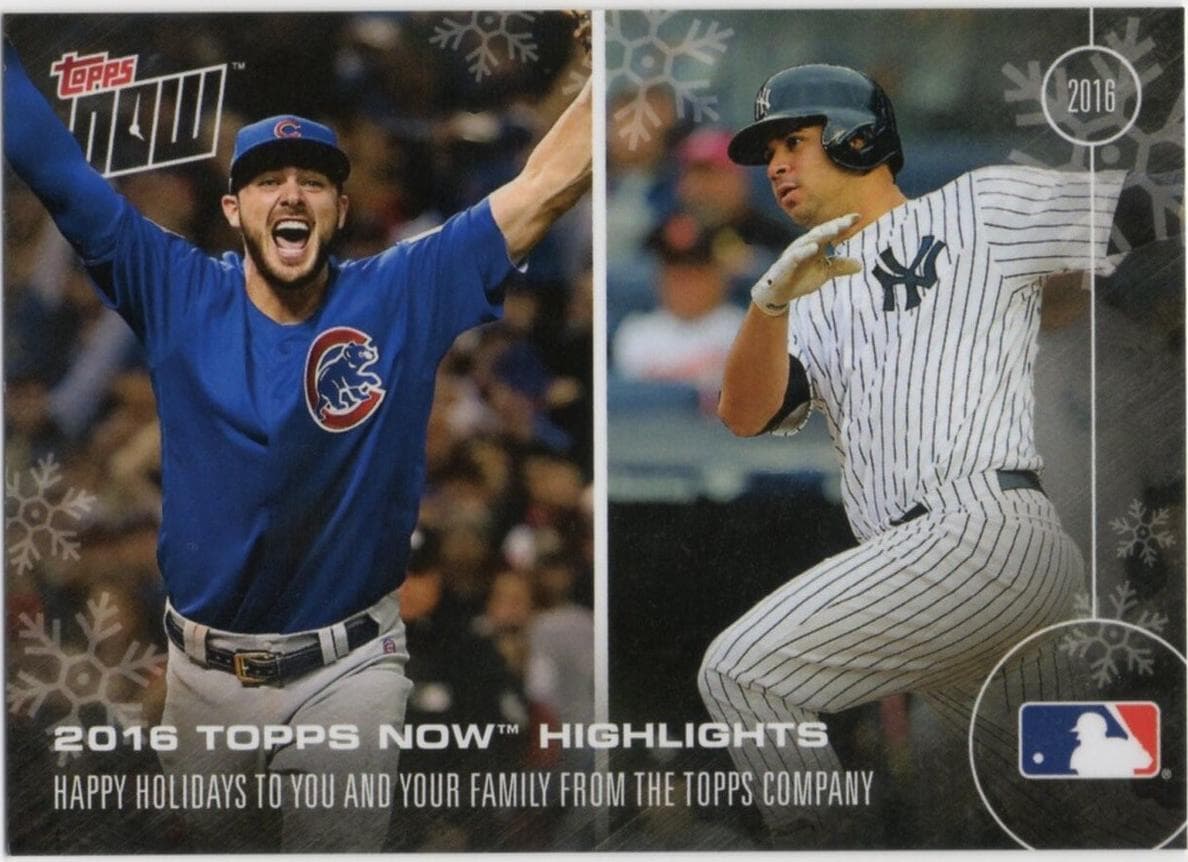 Kris Bryant 2016 topps Now