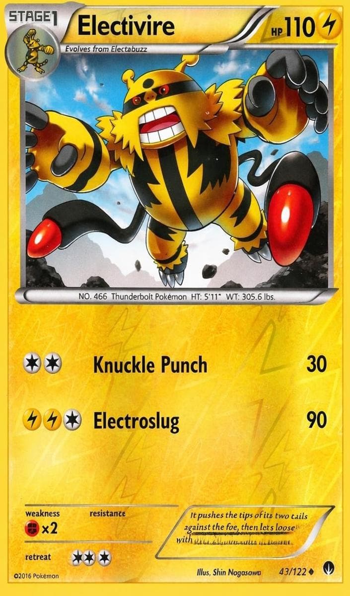 Electivire trading card