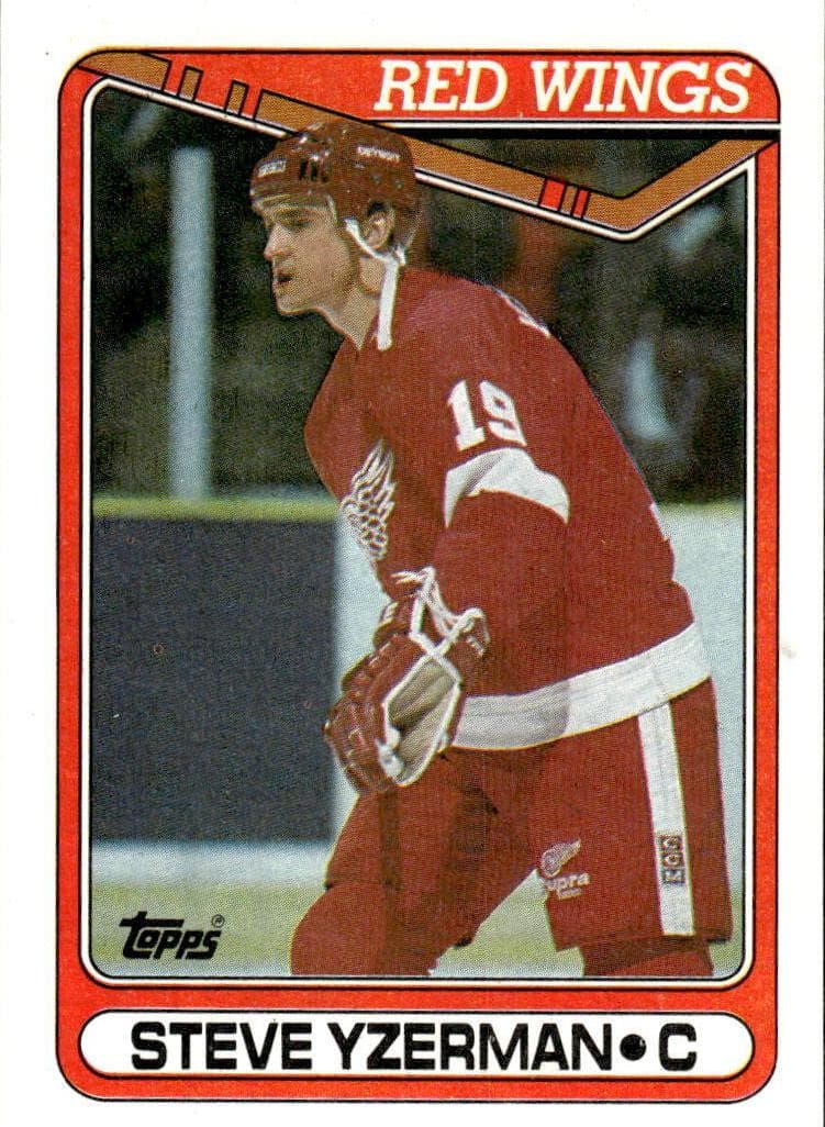 Steve Yzerman 1990 topps Topps