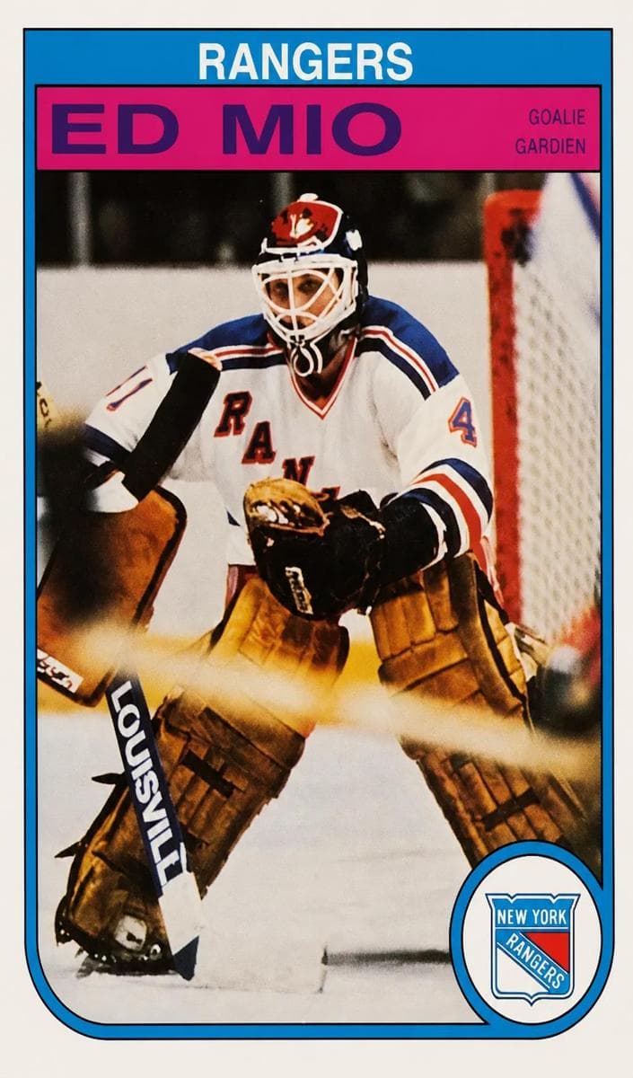 Eddie Mio 1982 topps O-Pee-Chee