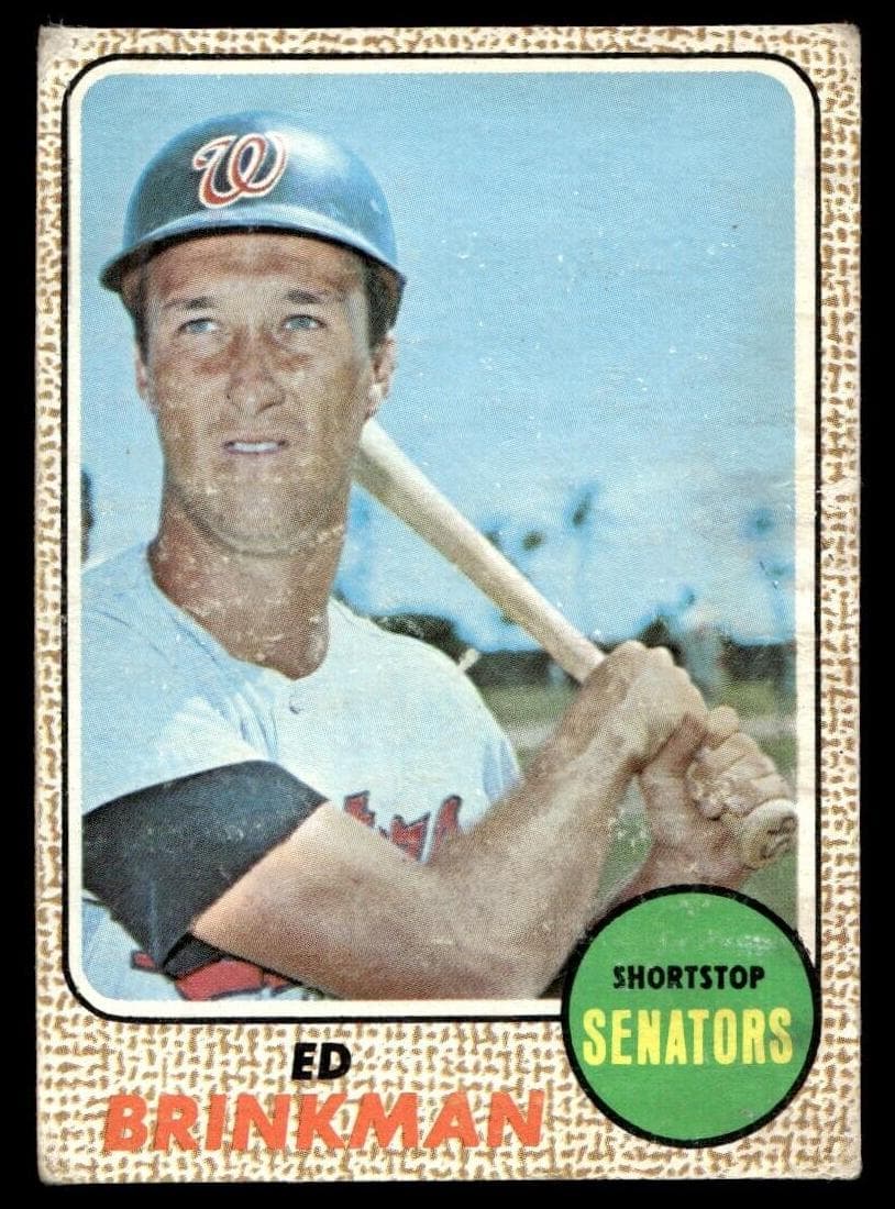 Ed Brinkman 1968 topps Topps