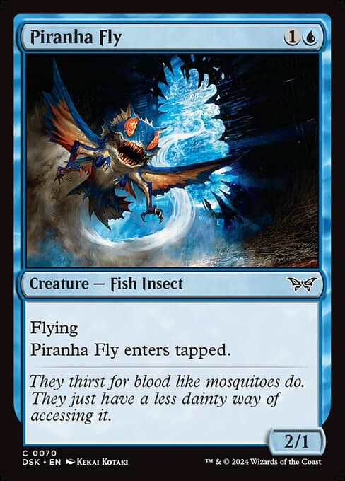 Piranha Fly 2024 Magic: The Gathering Duskmourn: House of Horror
