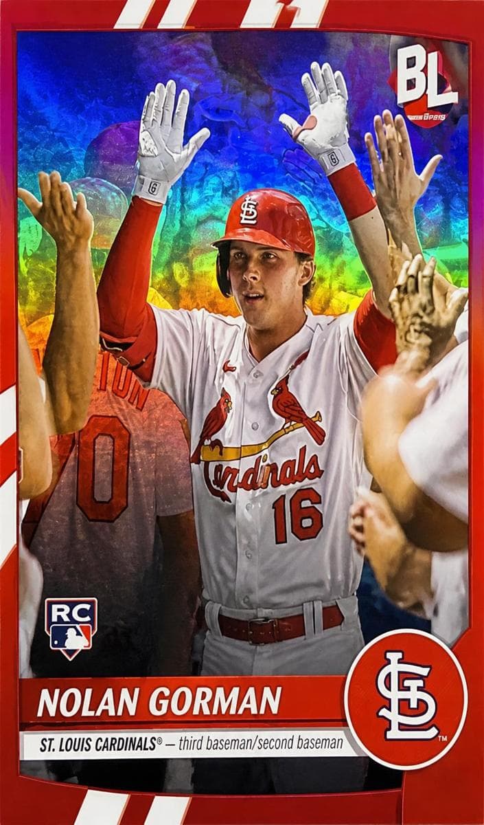 Nolan Gorman trading card