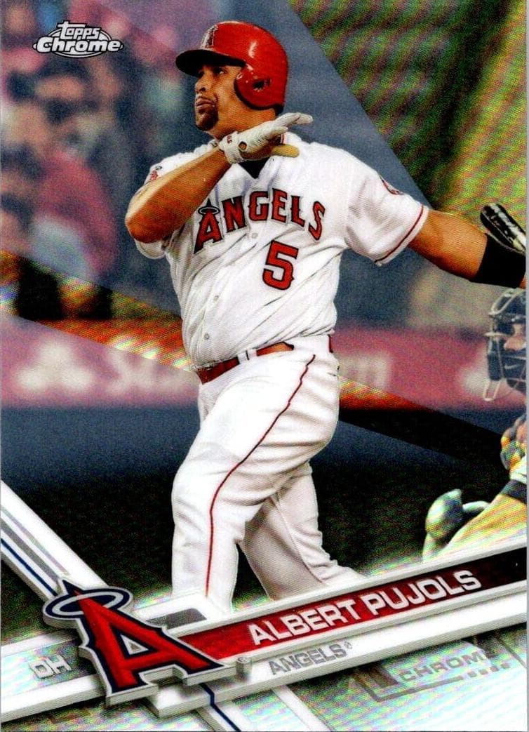 Albert Pujols 2017 topps Topps Chrome