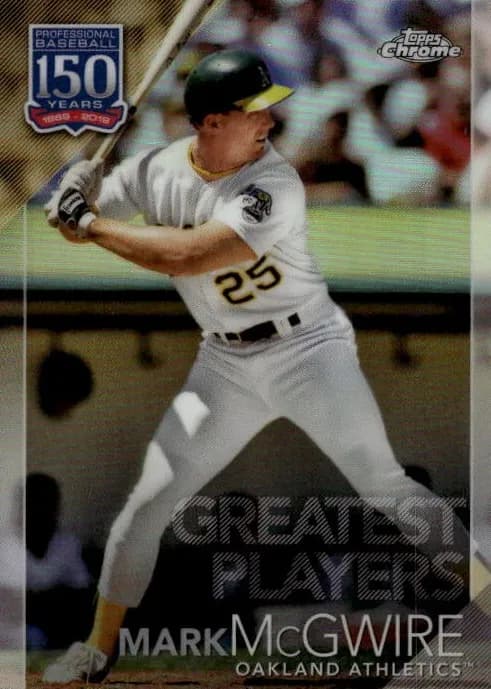 Mark McGwire 2019 topps Topps Chrome Update