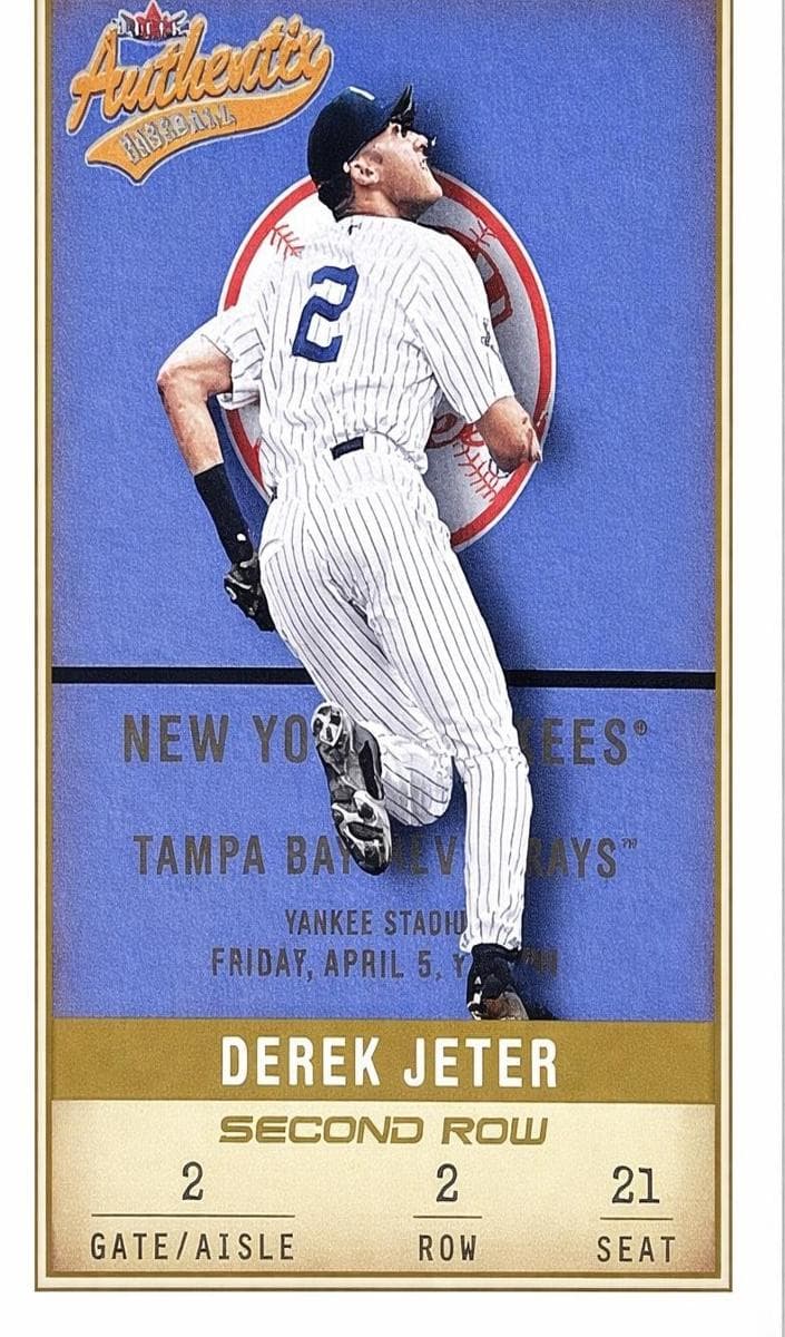Derek Jeter 2002 fleer