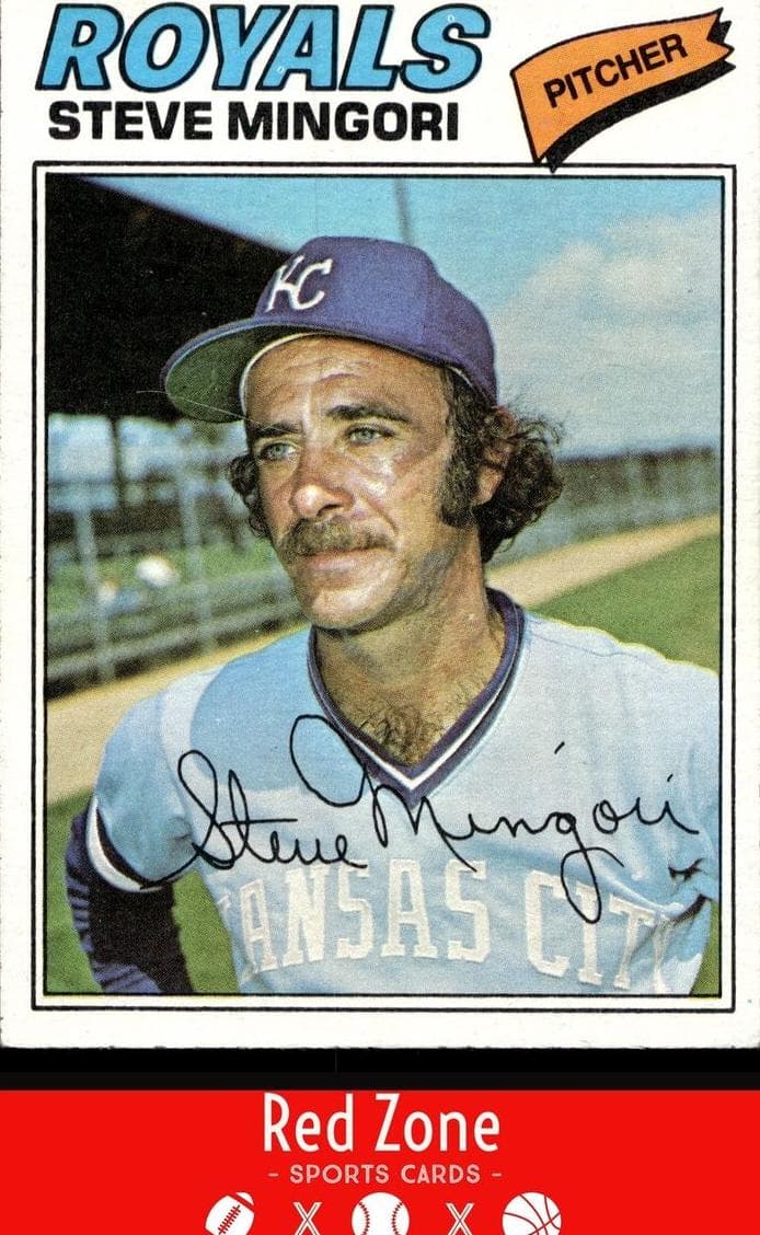 Steve Mingori 1977 topps Topps