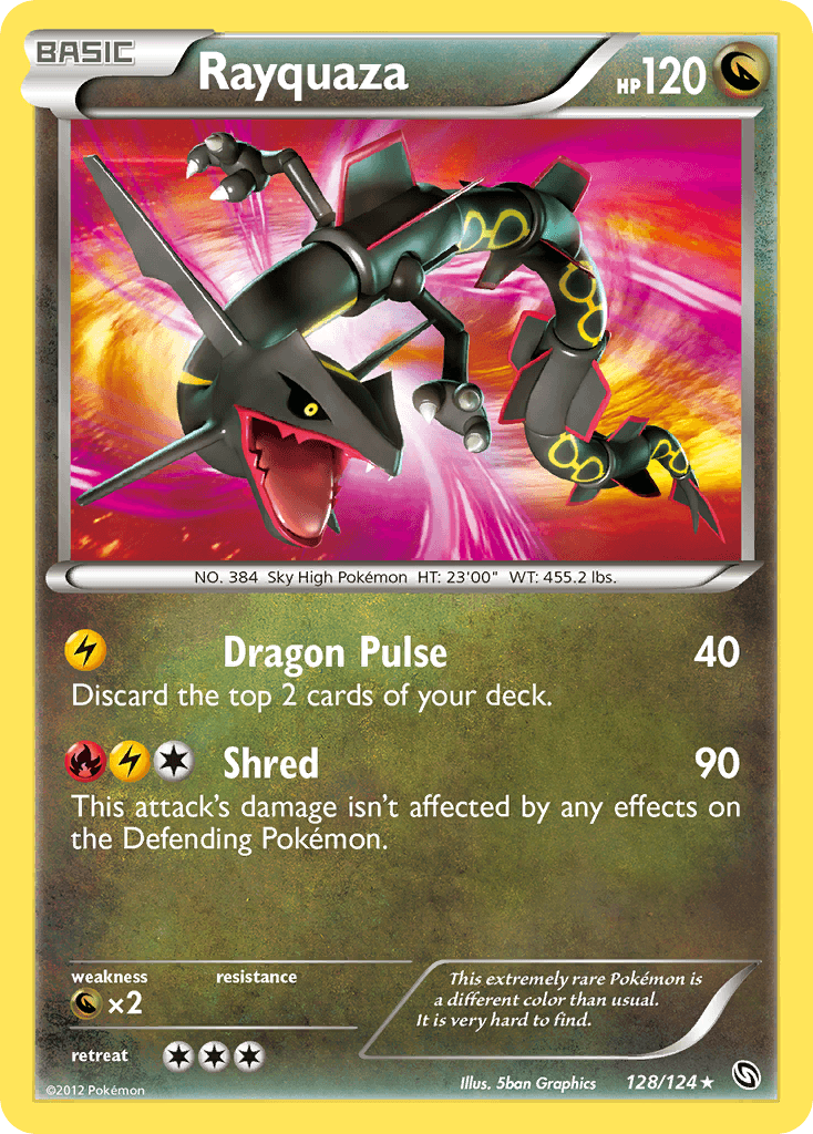 Rayquaza 2012 Pokemon Dragons Exalted