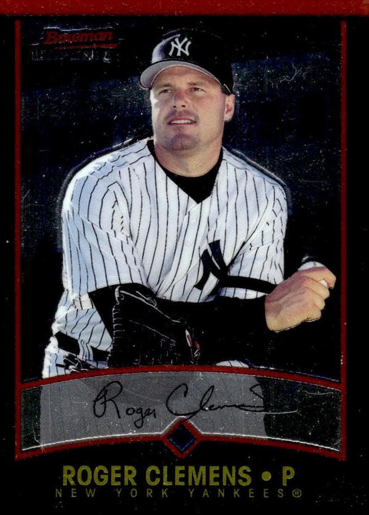 Roger Clemens 2001 bowman