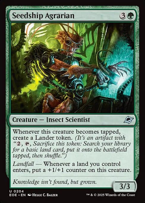 Seedship Agrarian 2025 Magic: The Gathering Edge of Eternities