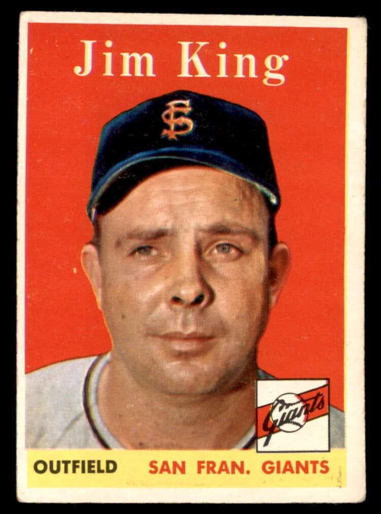 Jim King 1958 topps Topps