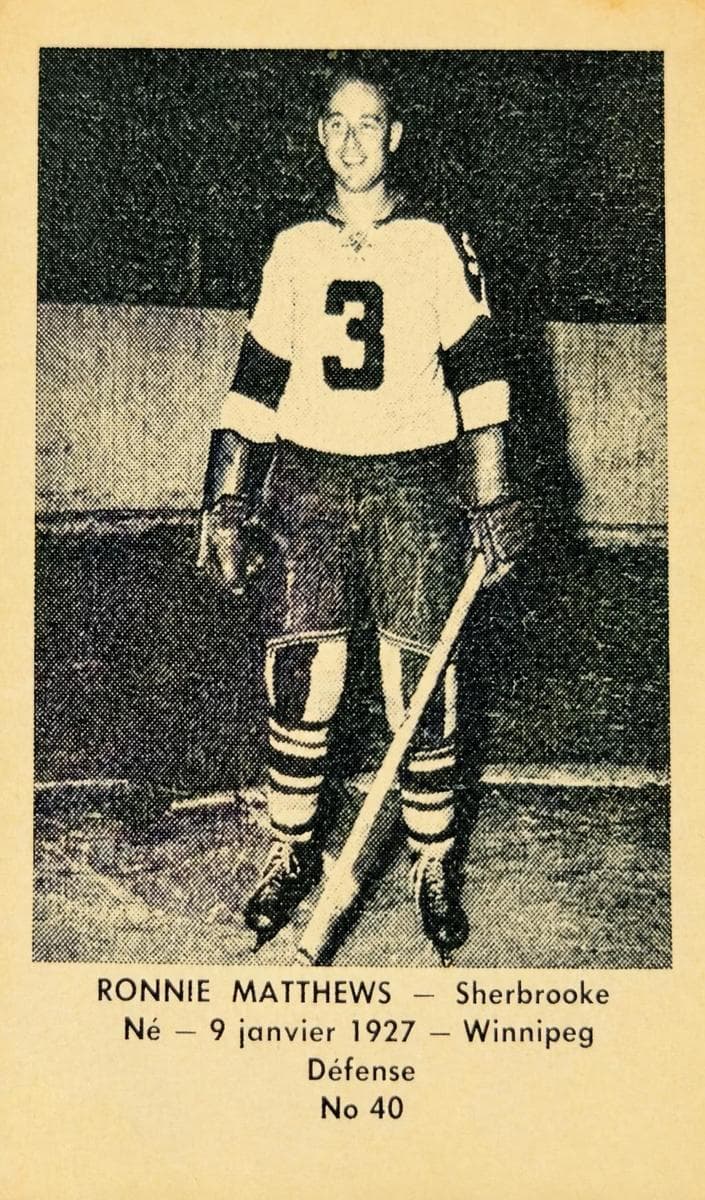 Ronnie Matthews 1952 unknown