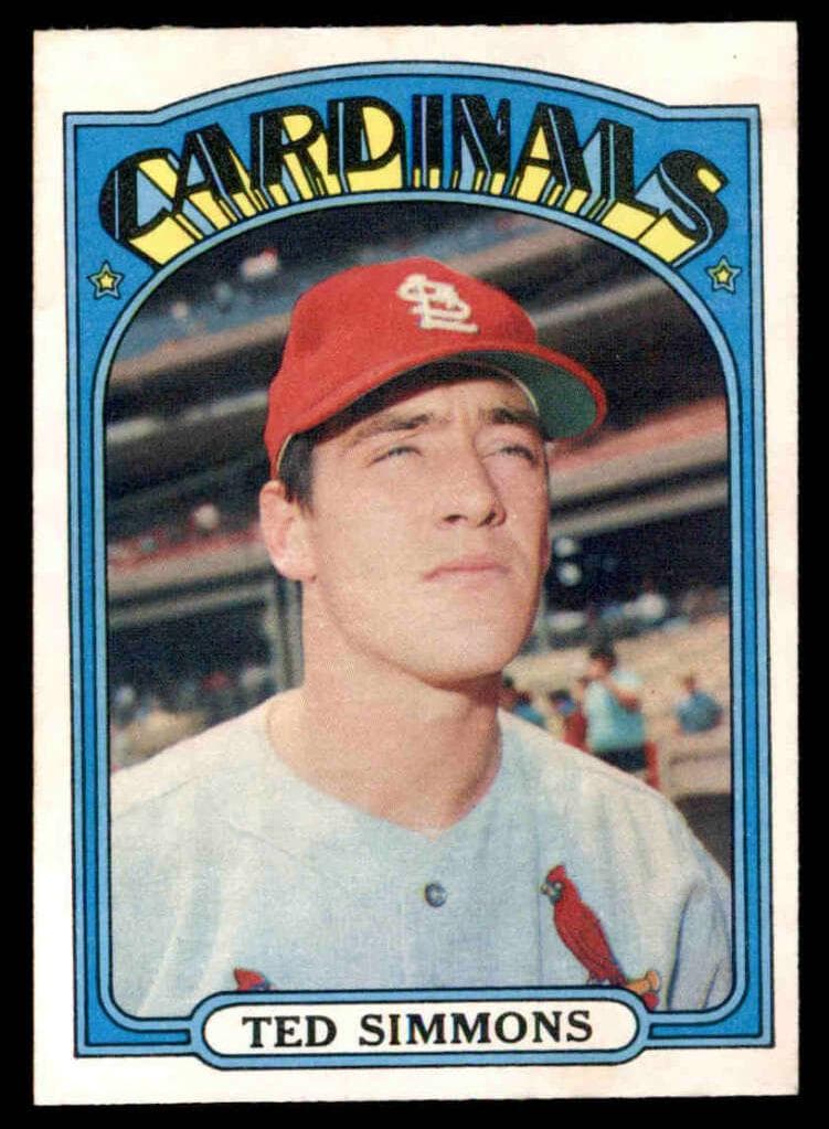 Ted Simmons 1972 topps O-Pee-Chee