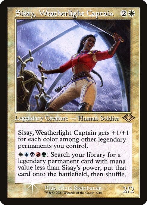 Sisay Weatherlight Captain #6